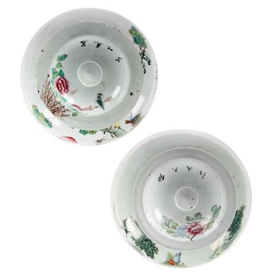 Pair Chinese Export Ginger Jars
