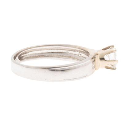 Diamond, 18k White Gold Ring
