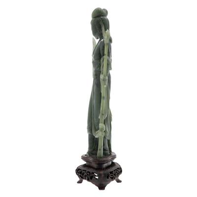 Chinese Hardstone Figure of a Beauty