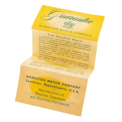 Hamilton Diamond, 14k, Gold-Filled Watch with Original Box