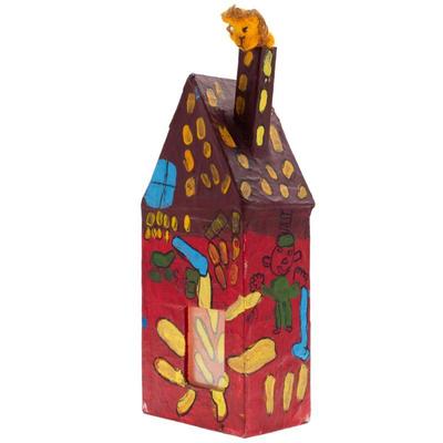 Outsider Folk Art Lion House
