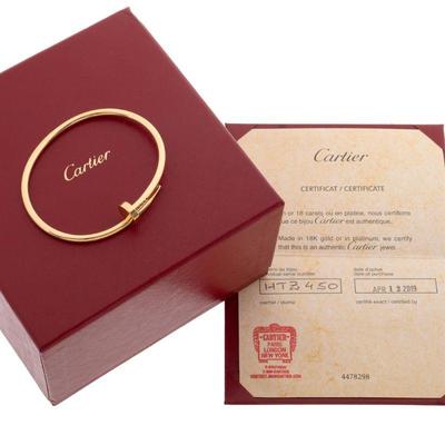 18k Yellow Gold "Juste Un Clou" Bracelet, Cartier