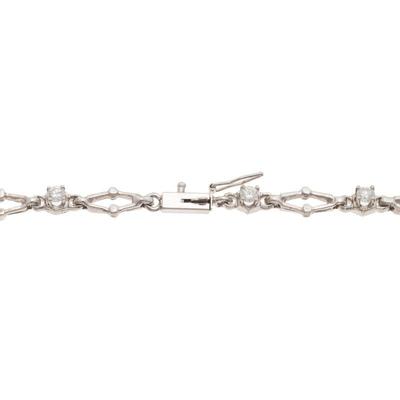 Diamond, 14k White Gold Necklace