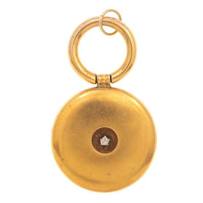 Victorian Diamond, Yellow Gold Fob