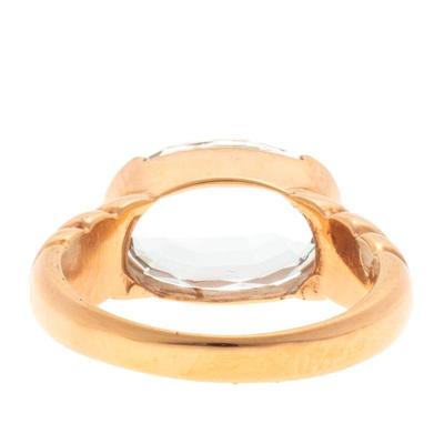 Aquamarine, 22k Rose Gold Ring
