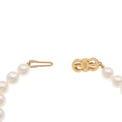 Cultured Pearl, 18k Yellow Gold Bracelet, Mikimoto