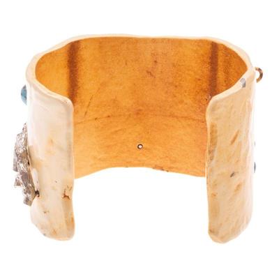 Vintage Agate, Enamel, Resin Cuff, Christian Lacroix