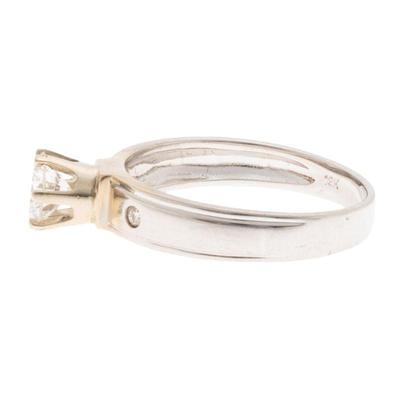 Diamond, 18k White Gold Ring
