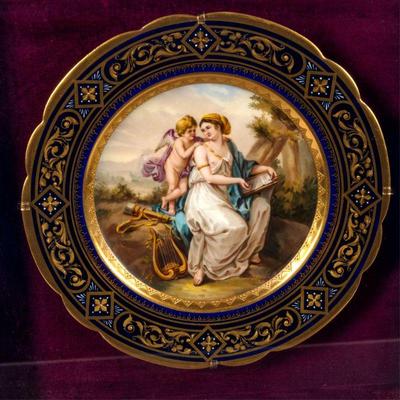 Royal Vienna Style Porcelain Cabinet Plate