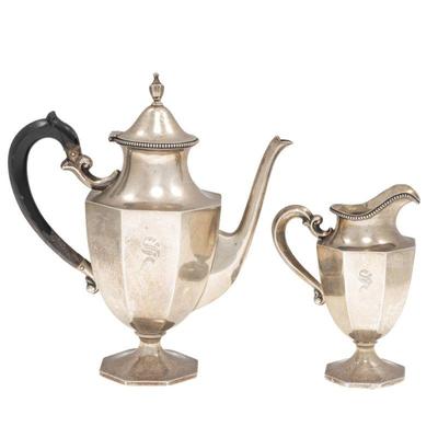 Shreve & Co. Neoclassical Sterling Tea and Coffee Set