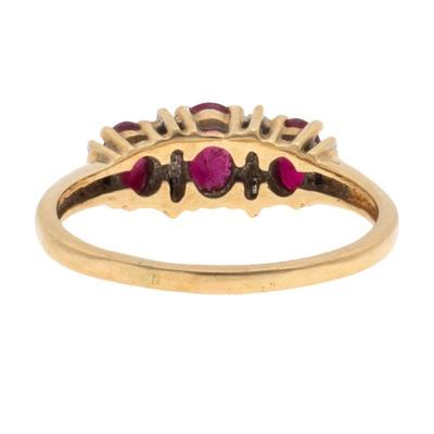 Ruby, Diamond, 14k Yellow Gold Ring