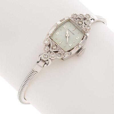 Hamilton Diamond, 14k, Gold-Filled Watch with Original Box