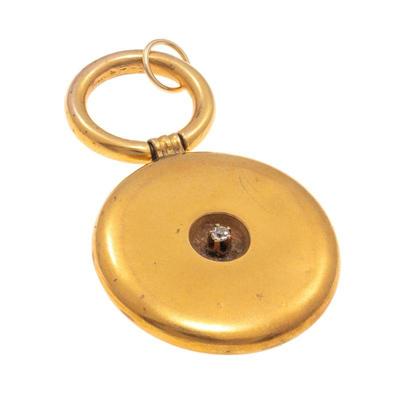 Victorian Diamond, Yellow Gold Fob