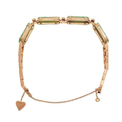 Jade, 18k Rose Gold Bracelet
