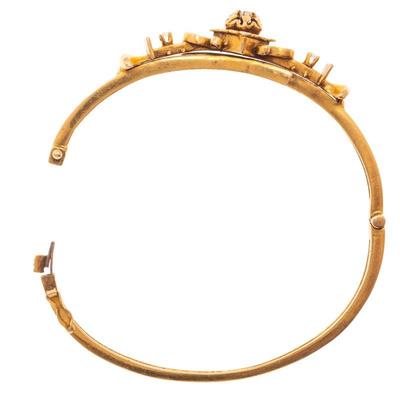 Victorian Opal, 14k Yellow Gold Bracelet