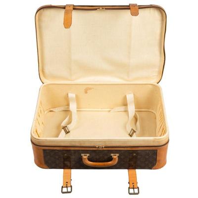 Louis Vuitton Leather Suitcase, Mid 20th Century