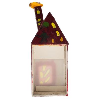 Outsider Folk Art Lion House

