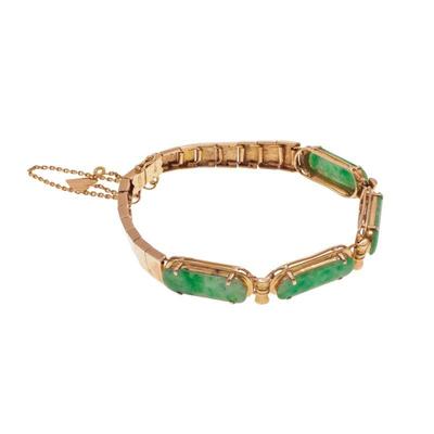 Jade, 18k Rose Gold Bracelet
