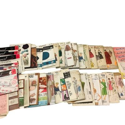 LUGR808 Assorted Clothing, Decor Patterns And More	Sewing patterns for clothing, pillows and decorations, as well as a number of...