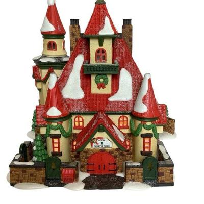 TICA601 Dept 56 Home Of Mr And Mrs Claus	Route 1, North Pole, house of Mr and Mrs claus. All parts appear included. Tested and works.
