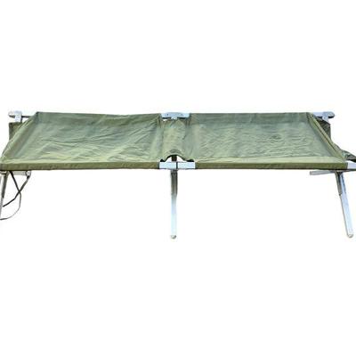 TEWA237 Vintage Military Cots	3 military cots. One that was open has a little rip as shown, other 2 weren't assembled. Sold as is. 
