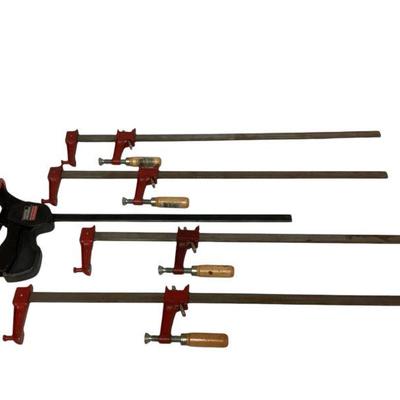 LEMO510 Brink & Cotton Bar Clamps	4 x 24" Brink and Cotton and 1 x 18" Master Mechanic
