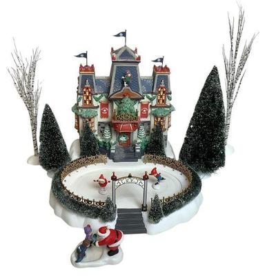 TICA600 Dept 56 Glacier Park Pavilion	Dept 56 North Pole series special edition in original box with animated ice scaring rink.
