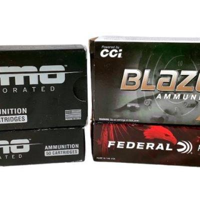 BRDA207 9mm Ammo	4 boxes, 9mm
