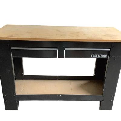 TEWA608 Craftsman Work Bench	54h x36w. Sturdy workman table with two drawers and underneath storage.
