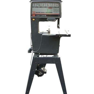 TEWA217 Sears Craftsman 12” Band Saw-Sander	12" Band-Saw and Sander. Model# 113.243411. 
