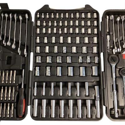 LEMO503 Trades Pro Tool Set	Tool set in hard plastic case with hook notches on back for hanging. 12"x19"when closed;...