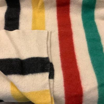 LUGR709 Vintage Golden Dawn Wool Blanket	Blanket measures approximately 66" Wide x 87" Long.  The blanket is folded in half for...