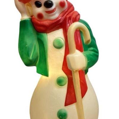 TICA715 Vintage Empire Plastic Frosty Blow Mold	This snowman is from 1971 and still has great color. In working condition. Outdoor lawn...