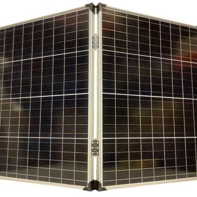 TEWA620 4Patriot Portable Solar Panel Lot 1	100 watt solar panel. In original box. 
