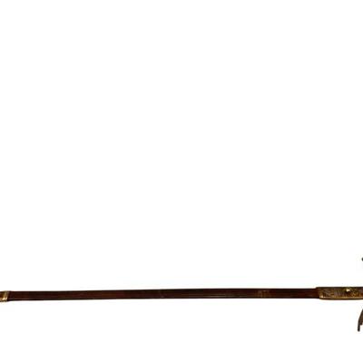 CT712 Faux Matador Spanish Sword Permanently Wrapped In Leather Sheath	Beautiful design on metal parts.  Sword is approximately 36"...