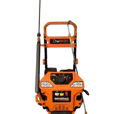 LEMO232 Generac Pressure Washer	One Wash 2000-3100psi power. Comes with 2 different handles. 
