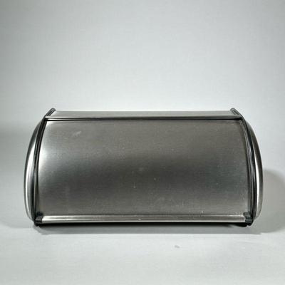 OGGI STAINLESS STEEL BREAD BOX | h. 7 x w. 17 x d. 10 in

