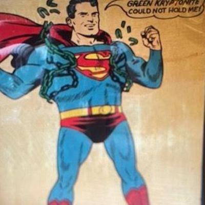 Superman Poster 1970''s.