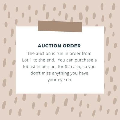 Auction Order Information