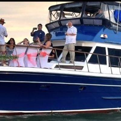 Motor Yacht with 30 guests.  