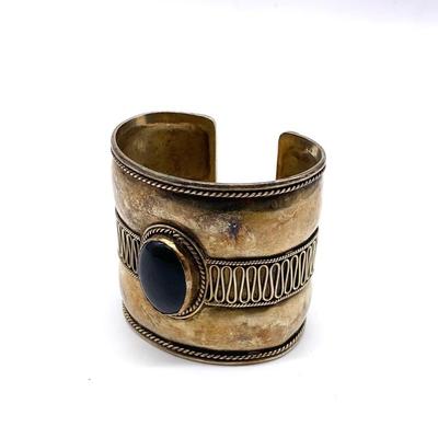 Sale Photo Thumbnail #35: Sterling cuff bracelet