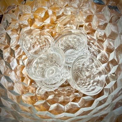 Fostoria America punch bowl