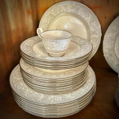 Franciscan Platinum Renaissance china set