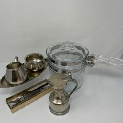 Holland KMD Pewter Collection & Dbl Boiler