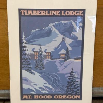 Timberline Lodge Mt. Hood Framed Print