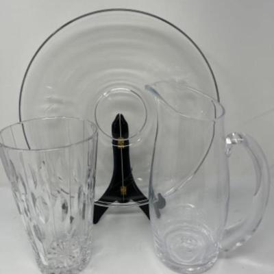 Glass Trio-Simon Pierce, Waterford etc