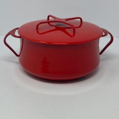 Vintage Dansk Enamel Pot 