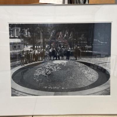 Earth Mounts at Peace Park framed Photo