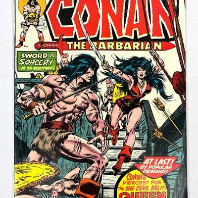 #46 • 1976 Marvel Comic Book #58 Conan The Barbarian "Queen Of The Black Coast!"
WWW.LUX.BID