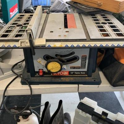 $138 Ryobi 10” table saw 